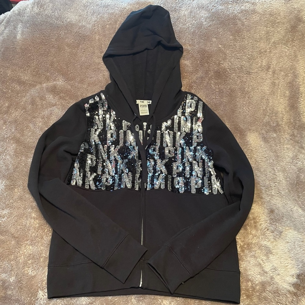 Victoria Secret Bling PINK hoodie